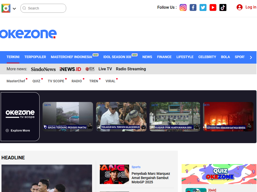 Okezone官网入口okezone.com/(图1) Okezone官网入口okezone.com/(图1)